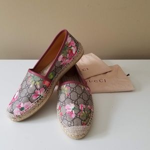 gucci gg blooms supreme espadrille